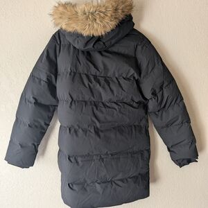 Women's Electric Heated Coat with Faux Fur Hood 0028